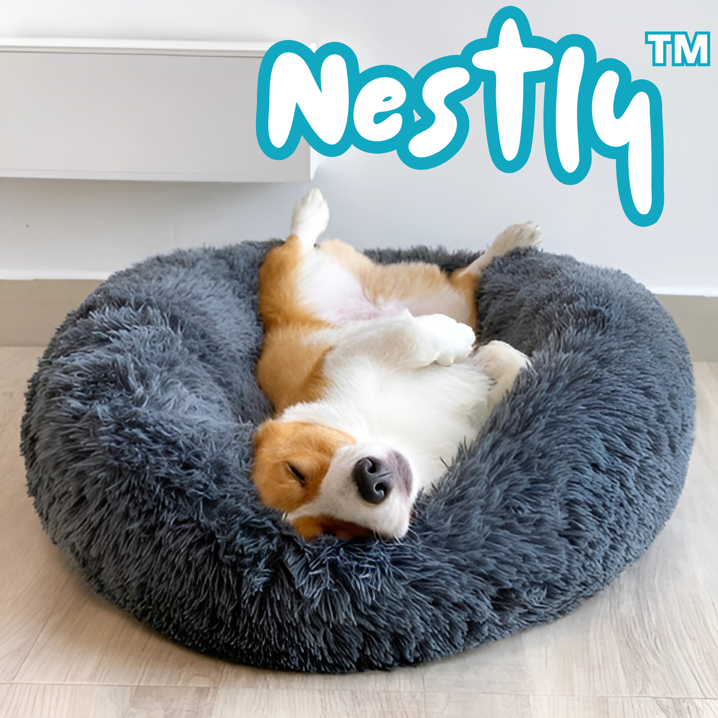 Nestly™ – Superzacht Huisdierbed voor Hond & Kat | Knus & Comfortabel