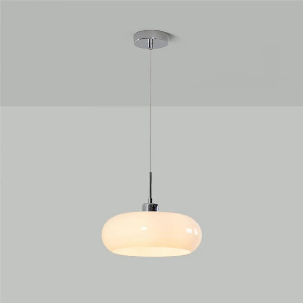 Glazen hanglamp in Bauhaus-stijl voor moderne interieurs