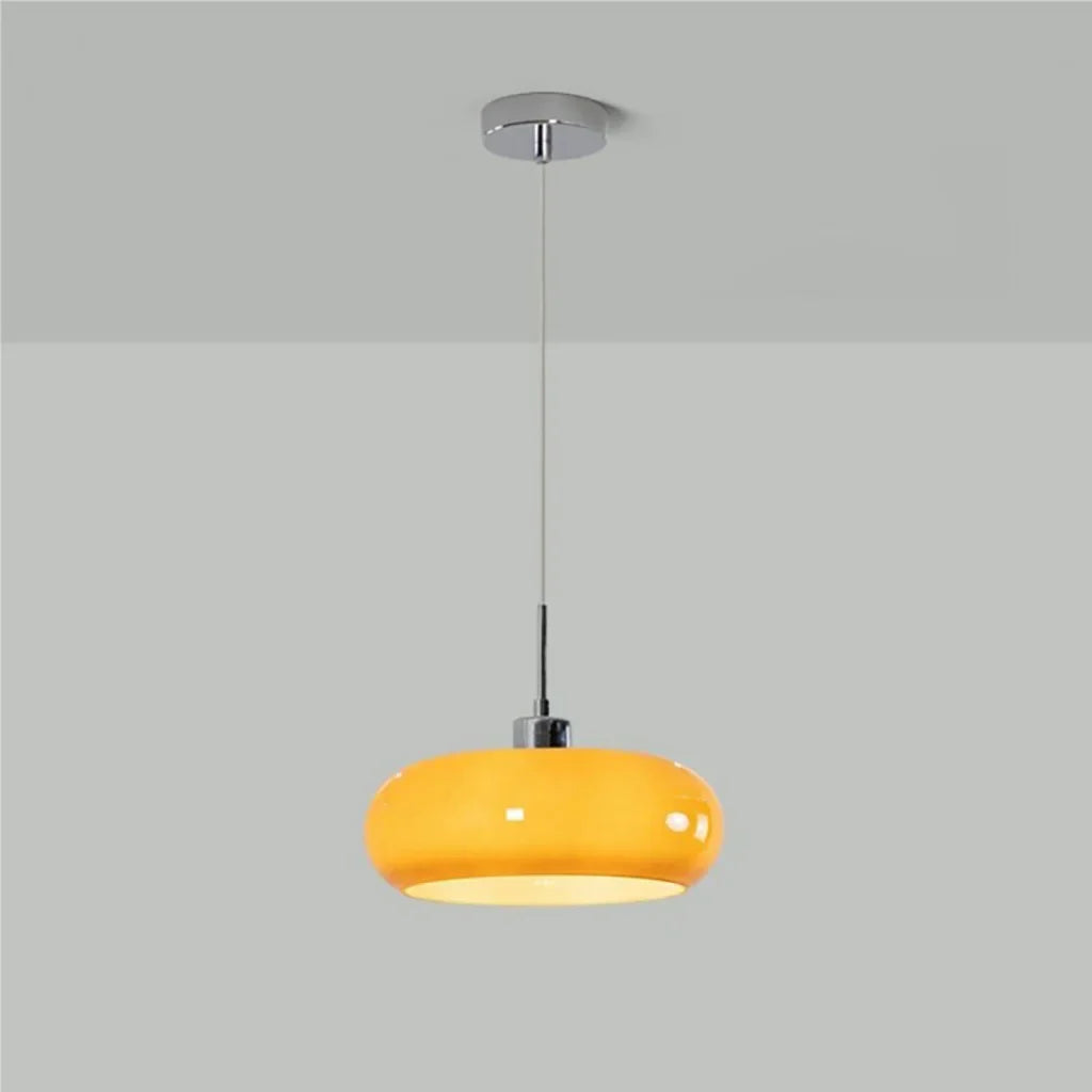 Glazen hanglamp in Nordic Bauhaus-stijl voor elke ruimte