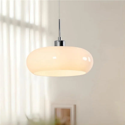 Glazen hanglamp in Bauhaus-stijl voor moderne interieurs