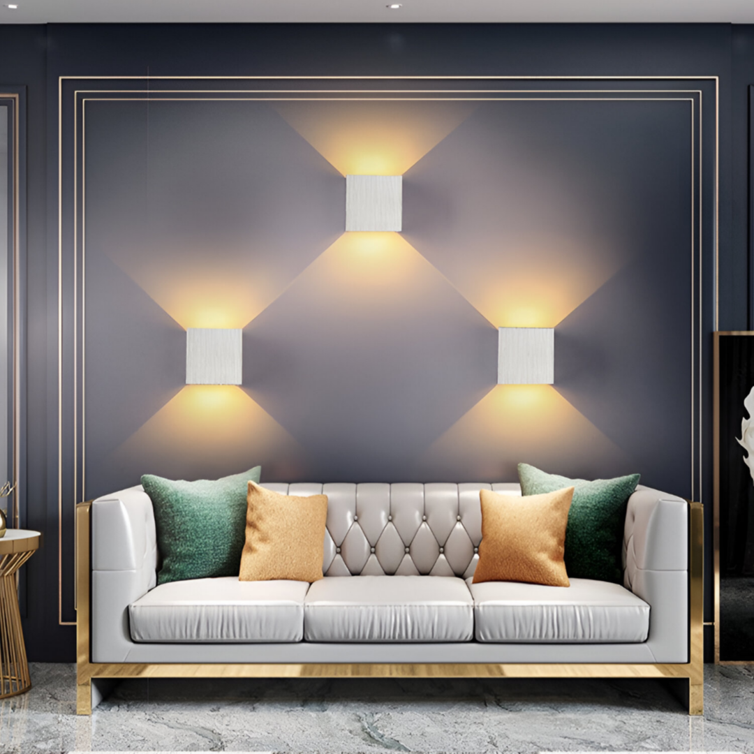 Wandlamp met USB & netstroom – warm & koudwit