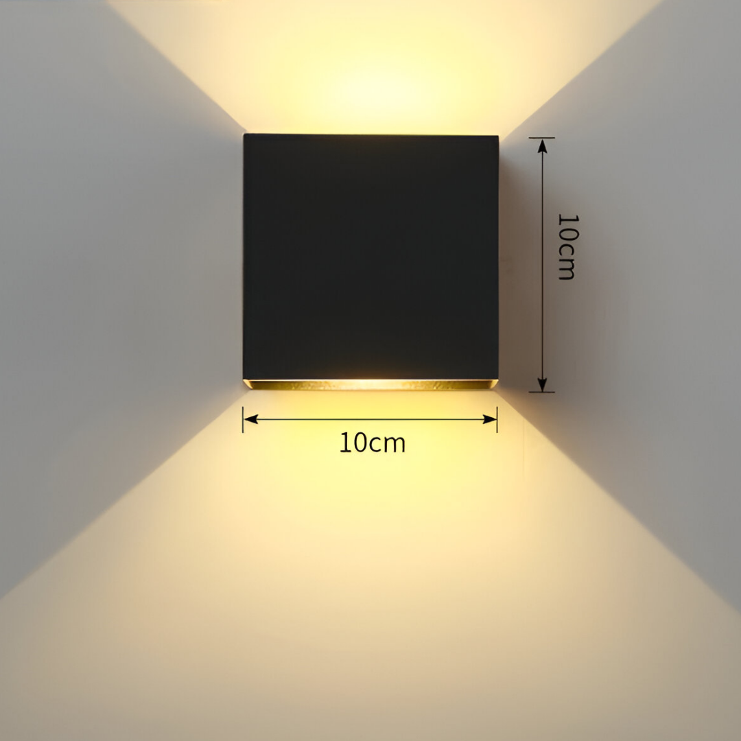 Wandlamp met USB & netstroom – warm & koudwit