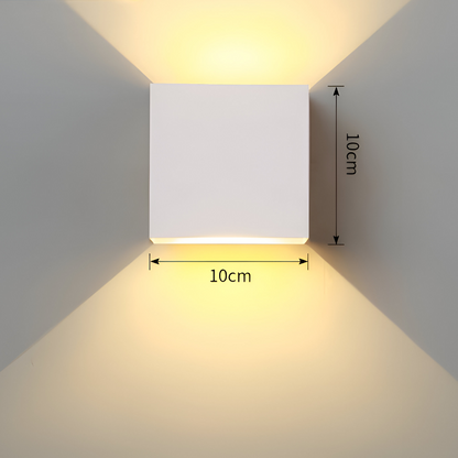 Wandlamp met USB & netstroom – warm & koudwit