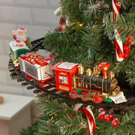SantaTrain™ – Nostalgische kersttrein voor de kerstboom met muziek & lichtjes [50% Korting]