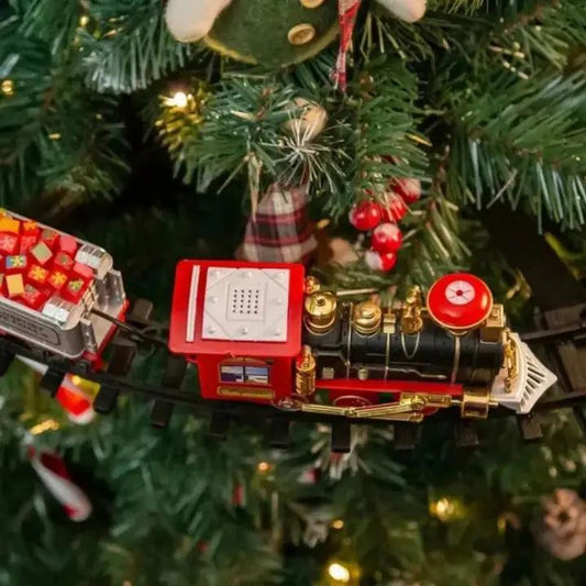 SantaTrain™ – Nostalgische kersttrein voor de kerstboom met muziek & lichtjes [50% Korting]