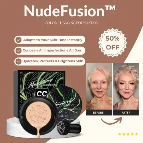 NudeFusion – Kleurveranderende foundation voor een vlekkeloze teint [50% korting]