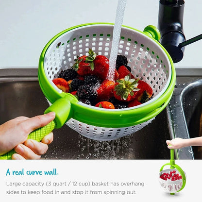DrySpin – Centrifuge & Droger voor Groenten en Fruit | 50% Korting