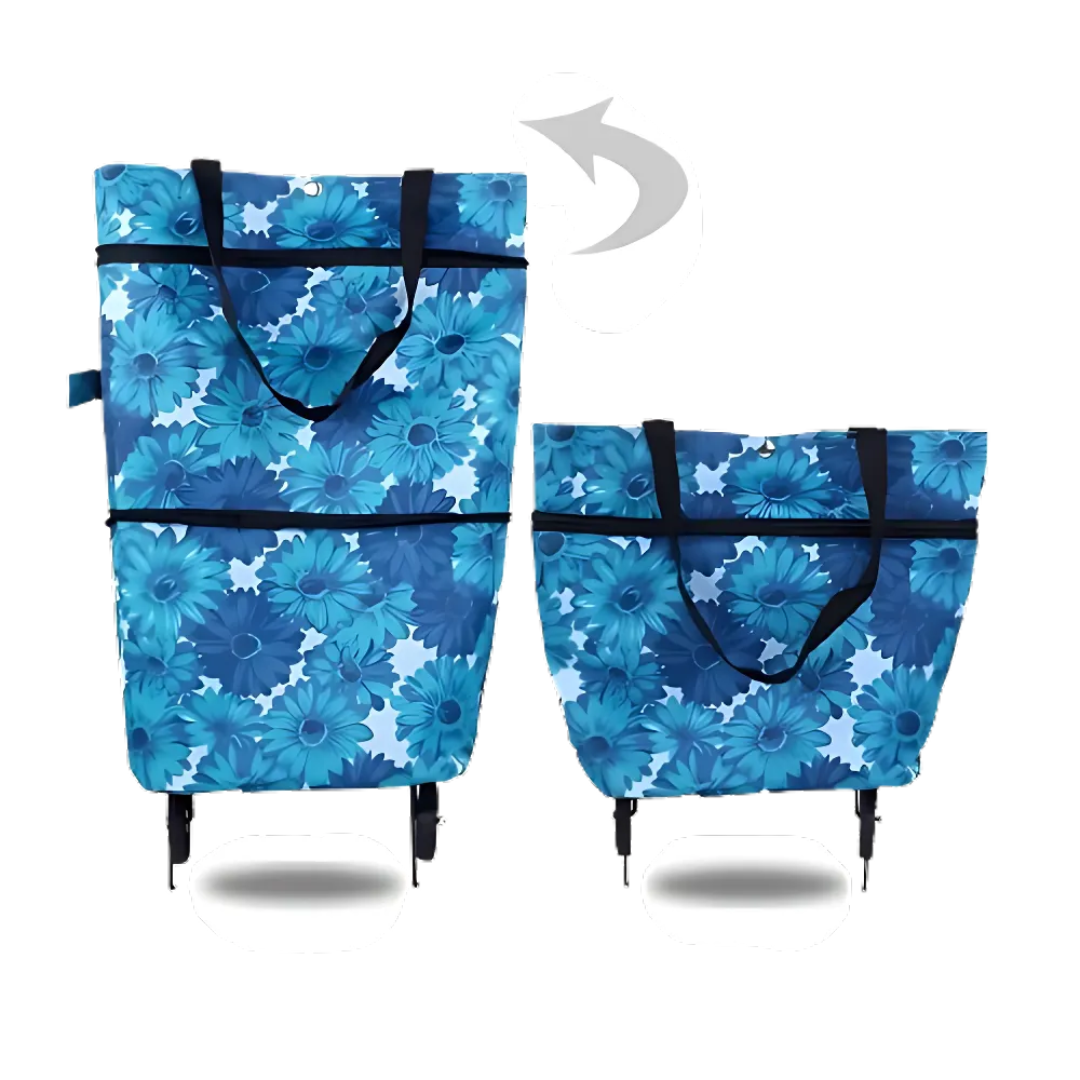 FoldBag™ – Opvouwbare Boodschappentas met Wielen | 1+1 Gratis