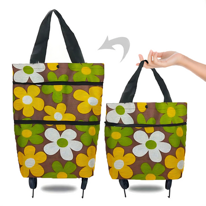 FoldBag™ – Opvouwbare Boodschappentas met Wielen | 1+1 Gratis