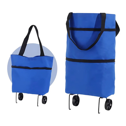 FoldBag™ – Opvouwbare Boodschappentas met Wielen | 1+1 Gratis