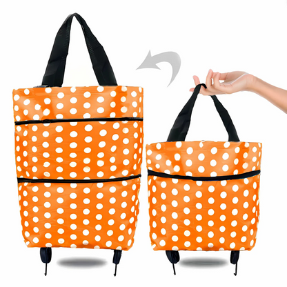 FoldBag™ – Opvouwbare Boodschappentas met Wielen | 1+1 Gratis