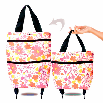 FoldBag™ – Opvouwbare Boodschappentas met Wielen | 1+1 Gratis