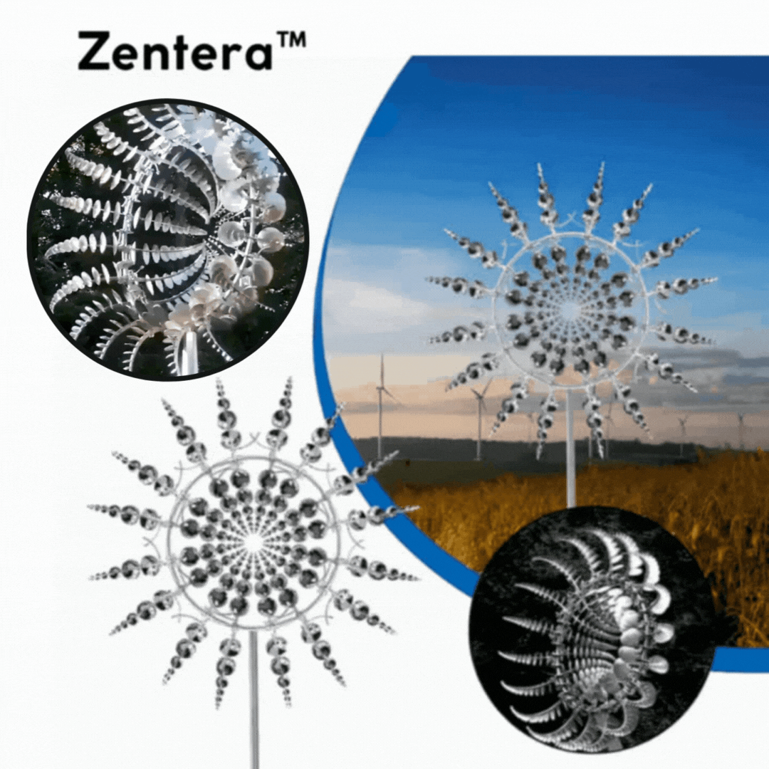 Zentera™ Decoratieve Windspiraal – Roestvrij Staal Tuindecoratie