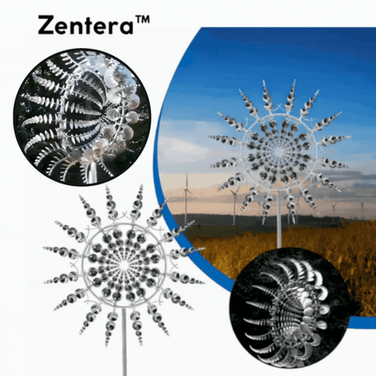 Zentera™ Decoratieve Windspiraal – Roestvrij Staal Tuindecoratie