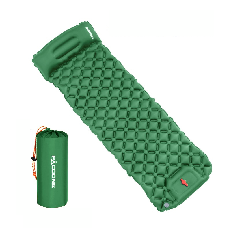 TravelRest™ Opblaasbare Slaapmat met Geïntegreerde Pomp – Compact & Lichtgewicht
