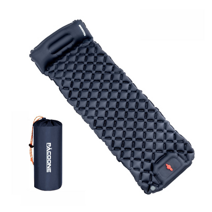 TravelRest™ Opblaasbare Slaapmat met Geïntegreerde Pomp – Compact & Lichtgewicht