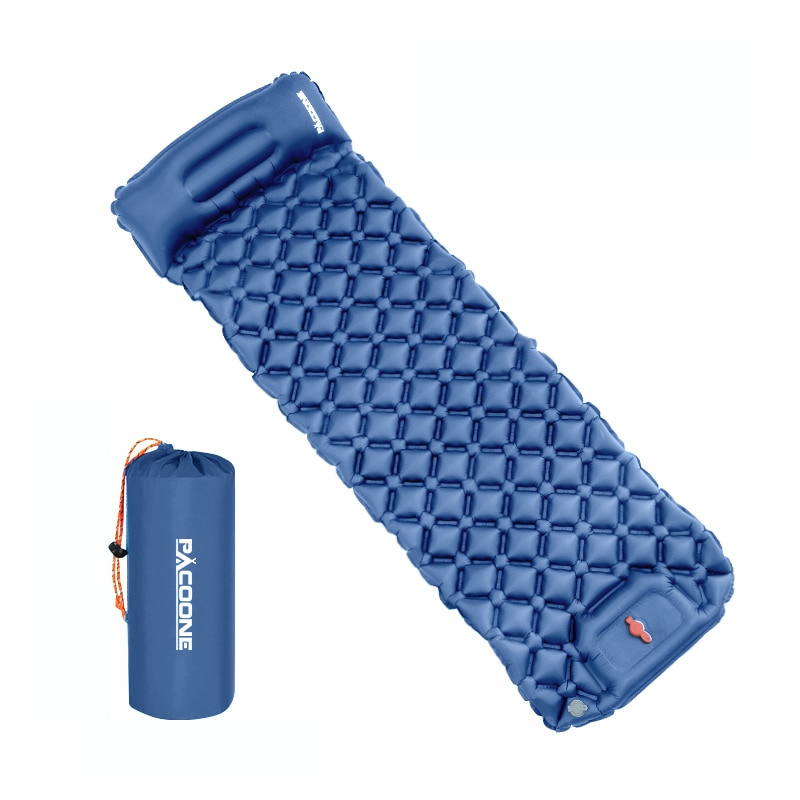 TravelRest™ Opblaasbare Slaapmat met Geïntegreerde Pomp – Compact & Lichtgewicht