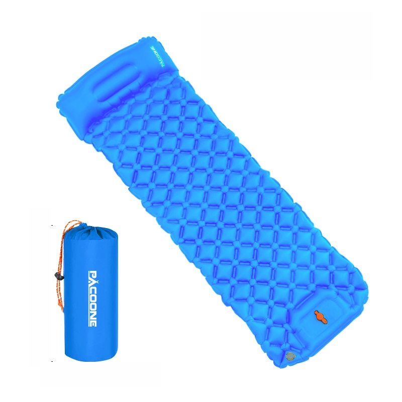 TravelRest™ Opblaasbare Slaapmat met Geïntegreerde Pomp – Compact & Lichtgewicht
