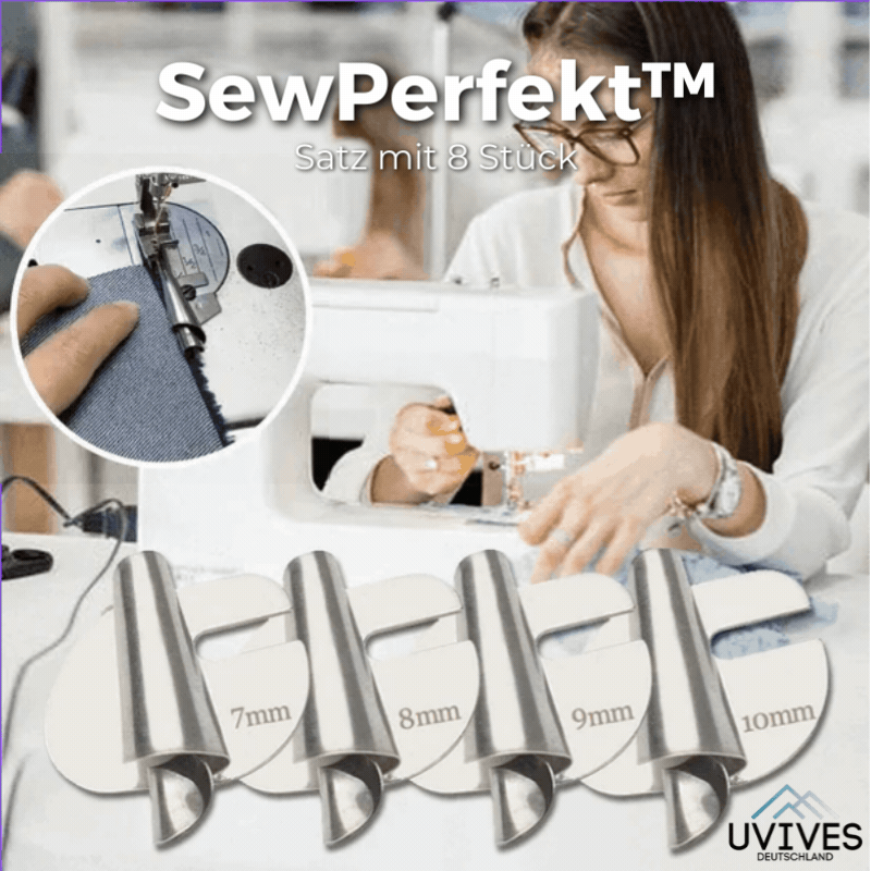 SewPerfect™ - Spiralen naaivoet-set voor perfecte zomen [4 + 4 Gratis]