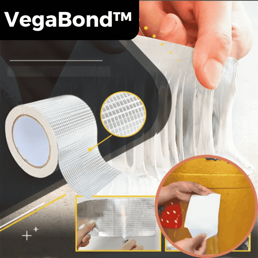VegaBond™ – Supersterke, waterdichte tape voor elke reparatie [50% Korting]