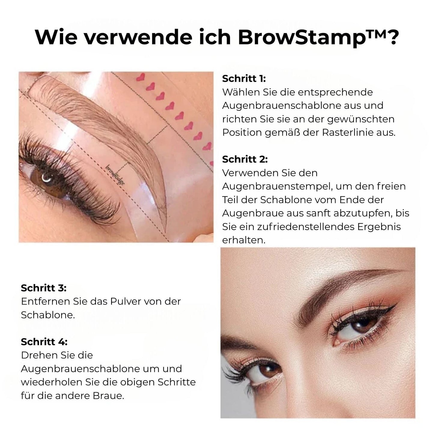 BrowStamp™ – Perfecte wenkbrauwstempel-styling set voor moeiteloos gedefinieerde wenkbrauwen [50% Korting]