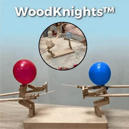 WoodKnights™ Houten Afrasteringsdummies | Tijdelijk 50% Korting