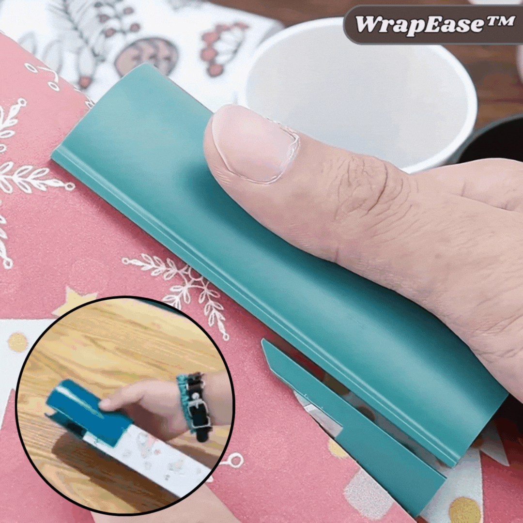 WrapEase™ – Cadeaupapier Snijder voor Snel & Nauwkeurig Inpakken