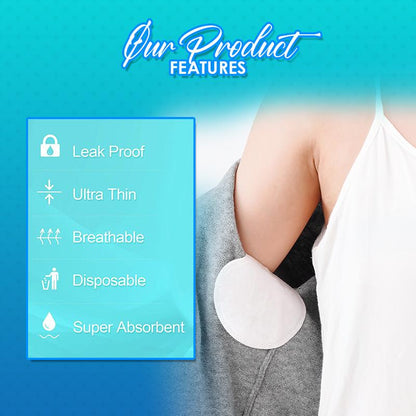 Semfra™ – Wegwerp-zweetpads voor oksels (20 stuks), hygiënisch & betrouwbaar [50% Korting]