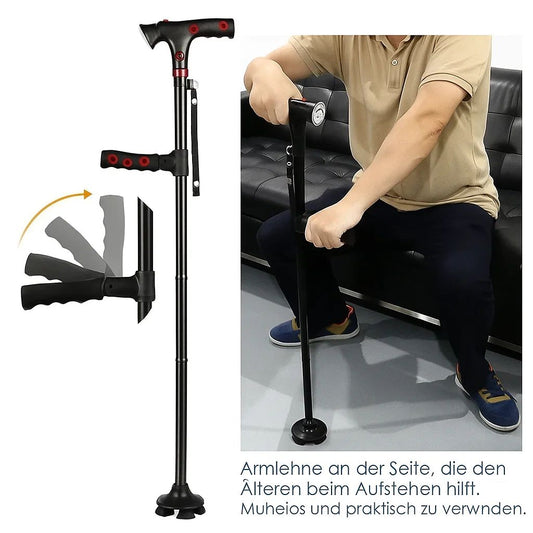 MobileGrip™ – In hoogte verstelbare, antislip basis met alarmfunctie van licht aluminium [50% Korting]