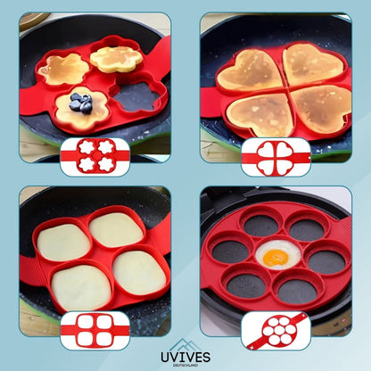 SweetFlip™ Siliconen Pannenkoekvorm – Anti-aanbak | 1+1 Gratis