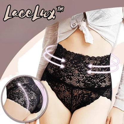 LaceLux™ Hoge Taille Kant Onderbroek – Buikvormend & Ademend [1+1 Gratis]
