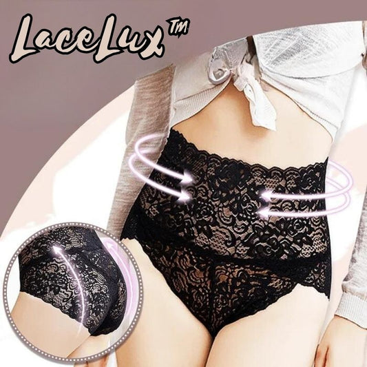 LaceLux™ Hoge Taille Kant Onderbroek met Zachte Vormgeving [1 + 1 Gratis]