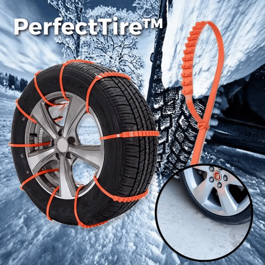 PerfectTire™ – Antislip auto-sneeuwketting voor veilig winterrijplezier overal [10 + 10 Gratis]