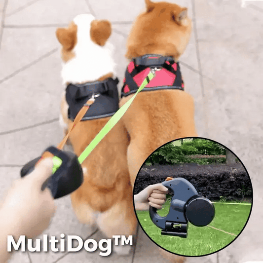 MultiDog™ Intrekbare Hondenriem | Tijdelijk 50% Korting