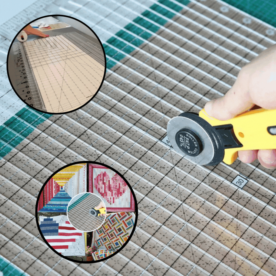 QuiltMate™ – Precisie Stofsnijder voor Snel & Nauwkeurig Quilten