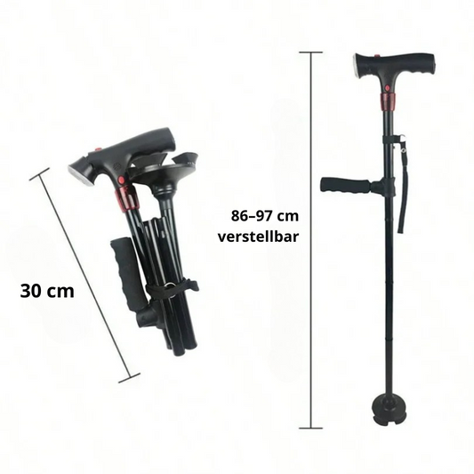 MobileGrip™ – In hoogte verstelbare, antislip basis met alarmfunctie van licht aluminium [50% Korting]