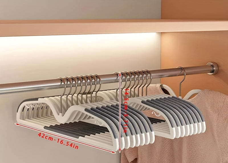 Ruimtebesparende kledinghangers antislip en draaibaar voor meer kastruimte