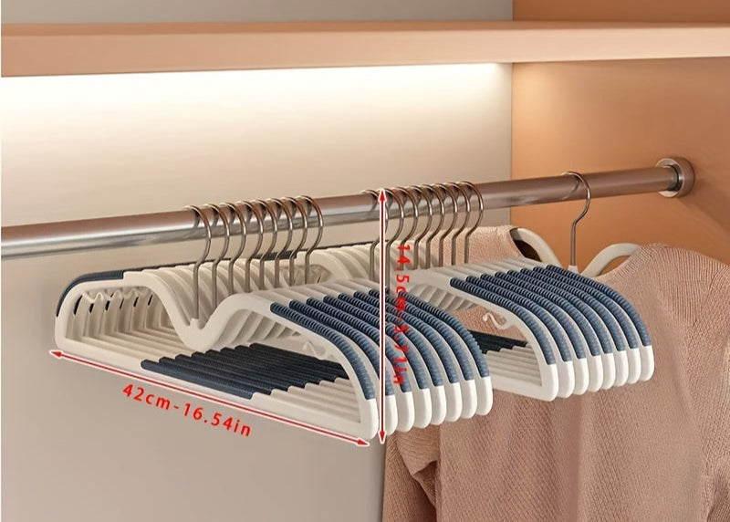 Ruimtebesparende kledinghangers antislip en draaibaar voor meer kastruimte