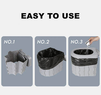 FoldFlush – De opvouwbare campingtoilet voor onderweg | 50% korting
