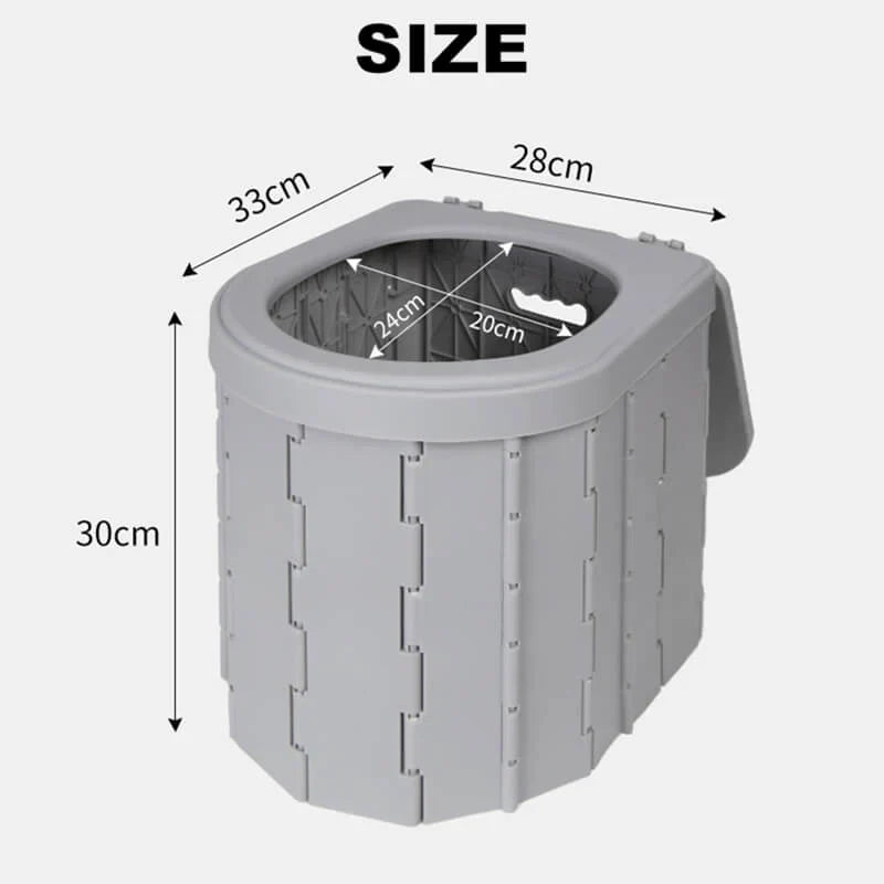 FoldFlush – De opvouwbare campingtoilet voor onderweg | 50% korting
