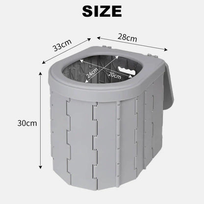 FoldFlush – De opvouwbare campingtoilet voor onderweg | 50% korting