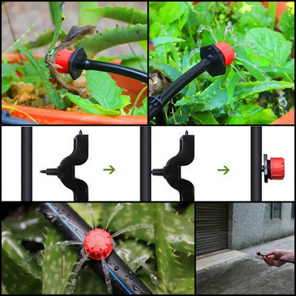 AquaDrop™ – Precisie Druppelirrigatie voor Tuin & Balkon (50 stuks)