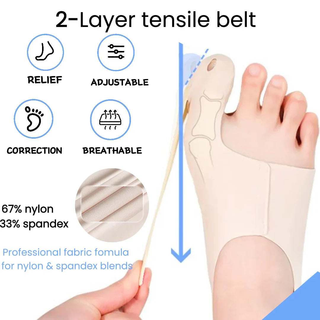 HalluxValgus™ - Jouw comfortabele oplossing voor pijnvrije voeten! [1 + 1 Gratis]
