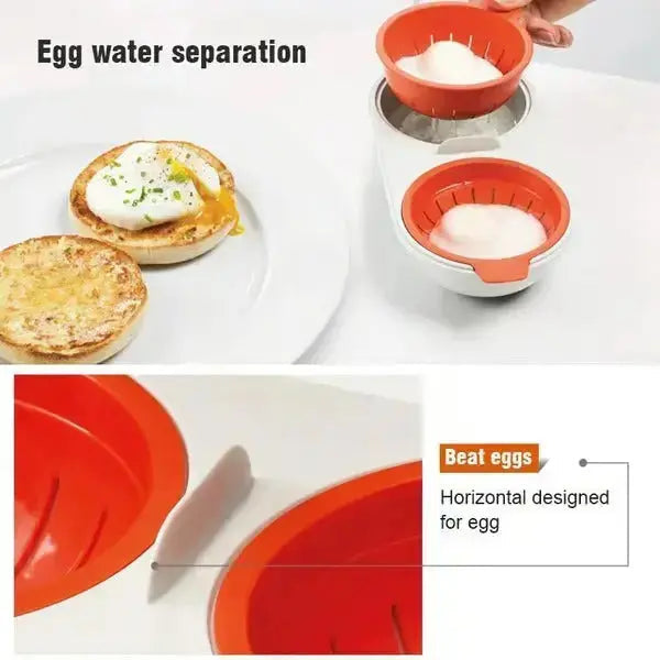 MicroEgg™ – Draagbare Eierkoker voor Gepocheerde Eieren in de Magnetron