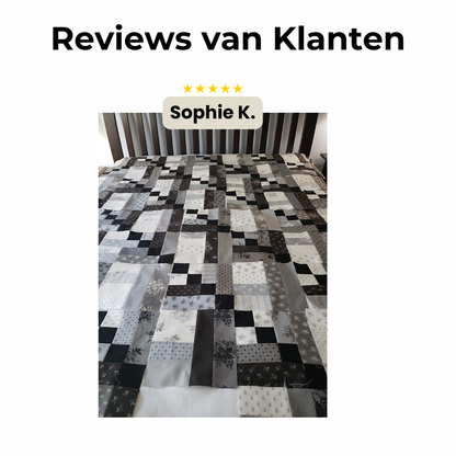 QuiltMastery™ – Precisie Snijliniaal voor Rechte Quilt- en Stofsneden