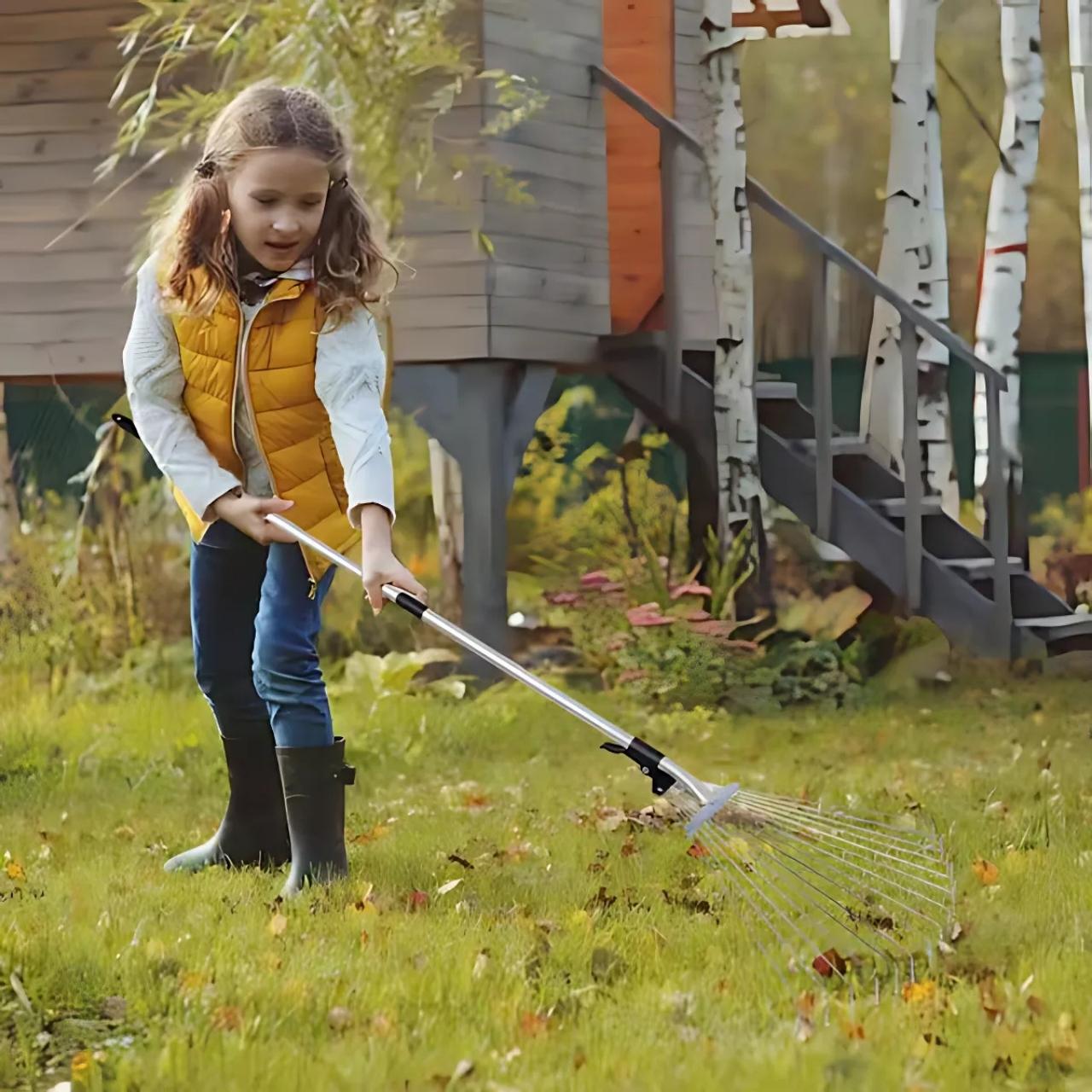 RetractPro™ Telescopische Tuinhark – Verstelbaar & Ergonomisch