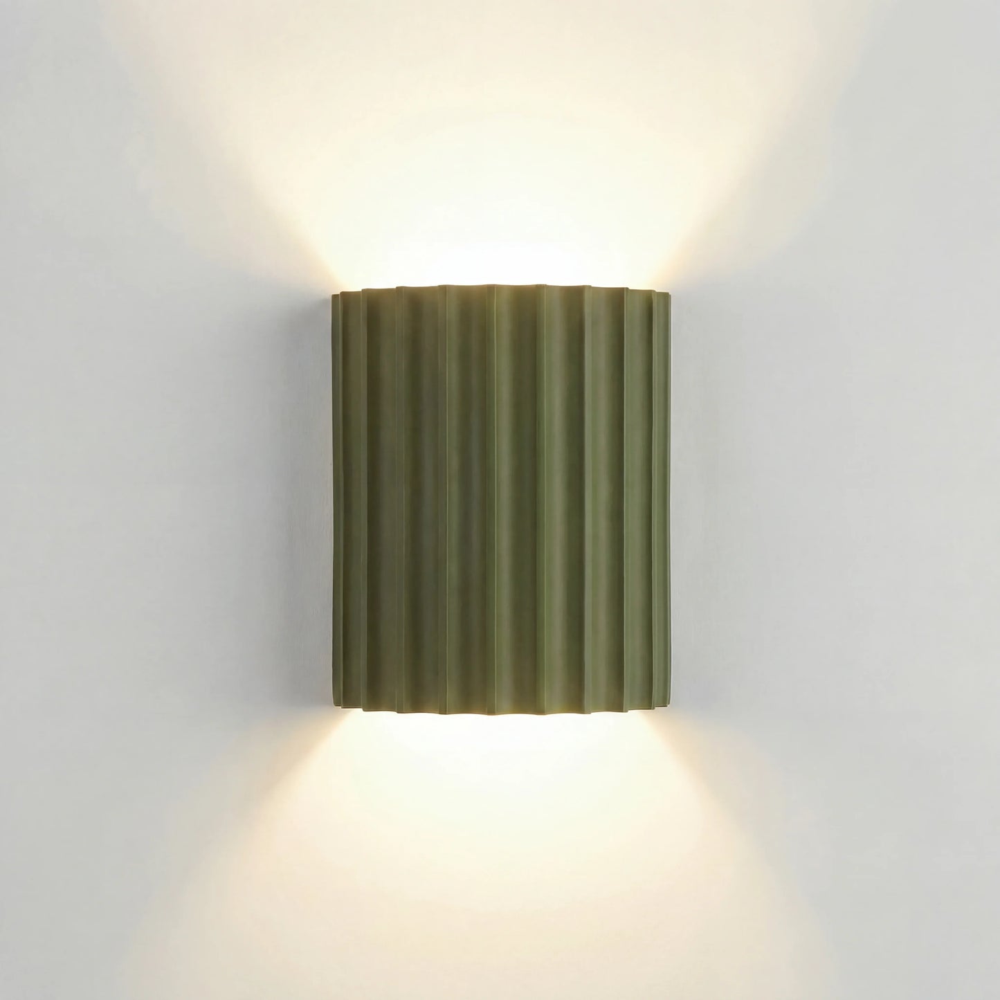 Geribbelde hars wandlamp in boho-stijl voor binnen