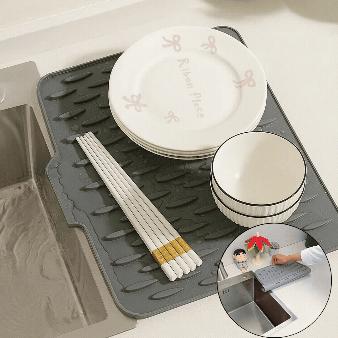 DryShield™ – Siliconen droog- en hitteschildmat – flexibel & BPA-vrij [50% Korting]