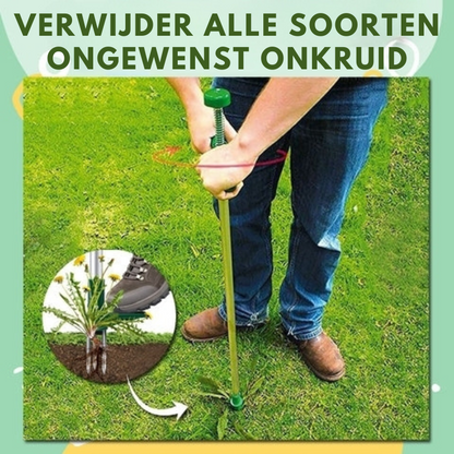 Root Digger™ – Ergonomische Plantwortelverwijderaar | Staand Onkruid Verwijderen