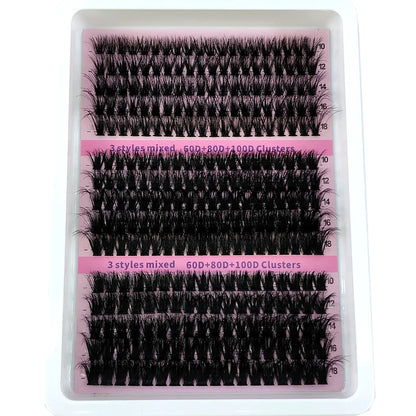 LashGlam™ – 5D-clusterwimpers voor een dramatische, volumineuze en glamoureuze look [50% Korting]